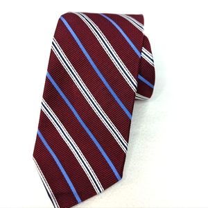 BROOKS BROTHERS Red Striped Repp Tie NEW (With tags)